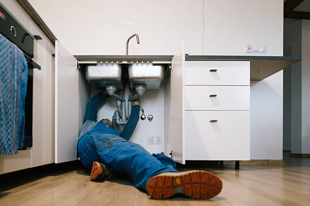 Professional Drain Cleaning technician working in South Fork, PA